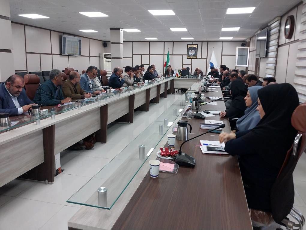نهمین جلسه بررسی وضعیت وصول درآمد بخش آب سازمان آب و برق خوزستان برگزار شد