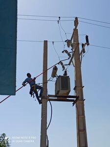 عملیات رفع اشکال ترانسفورماتور ایستگاه MH2 حفار غربی در خرمشهر ( کارون جنوبی)
