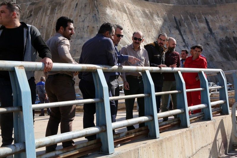  بازگشایی موفقیت آمیز دریچه های تحتانی سدمسجدسلیمان پس از 18 سال 