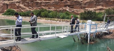 بازدید مدیران تعمیرات و بهره برداری شبکه های آبیاری و زهکشی سازمان آب و برق خوزستان از شبکه های آبیاری گتوند و دیمچه

