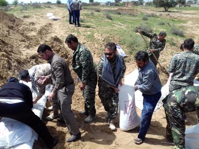  حضوربسیجیان سازمان آب و برق خوزستان در اردوی جهادی