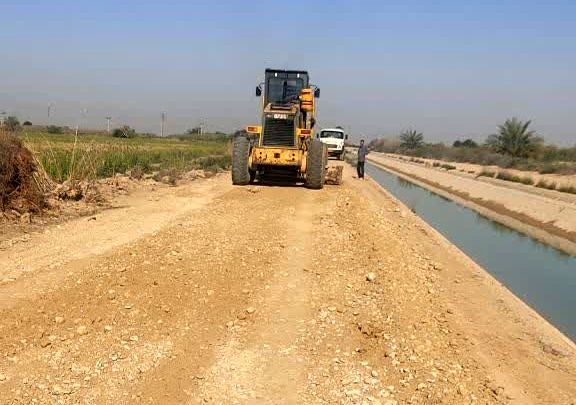 عملیات بازسازی و رگلاژ جاده سرویس کانال امید شبکه آبیاری رامشیر به پایان رسید