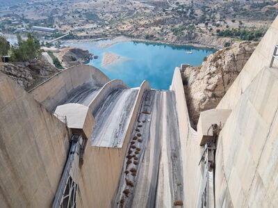 عملیات موفقیت آمیز تست خشک دریچه های سرریز شهید عباسپور