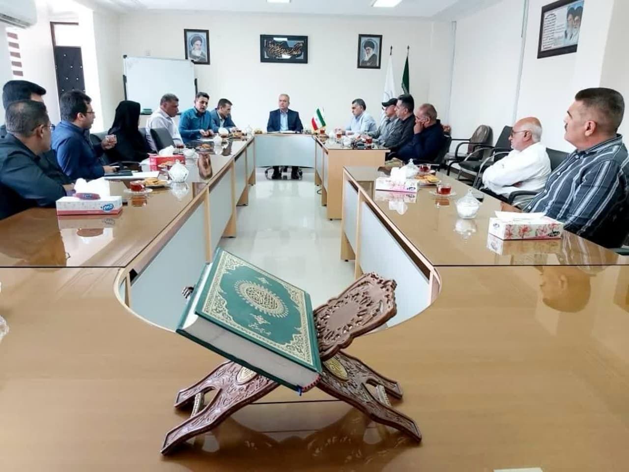 جلسه هماهنگی کشت تابستانه تعاونی های آب بران وتولید شبکه میاناب شوشتر برگزار شد