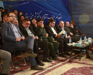 گزارش تصویری از آیین افتتاح طرح آبرسانی شوشتر و تامین آب ۹۱ روستای سید حسن تا نمره یک 