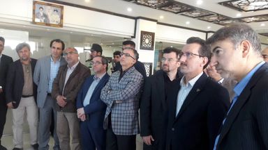 بازدید چهره های مذهبی، دانشگاهی، نظامی ، انتظامی ....از دیسپاچینگ سازمان