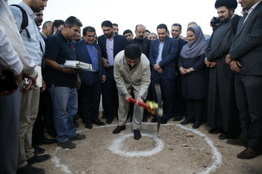 گزارش تصویری کلنگ زنی فاز اول طرح جامع آبرسانی شهرها و روستاهای جنوب شرق خوزستان