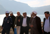 بازدید مدیرکل بازرسی خوزستان و مدیرعامل سازمان آب و برق خوزستان از سد و نیروگاه مسجدسلیمان