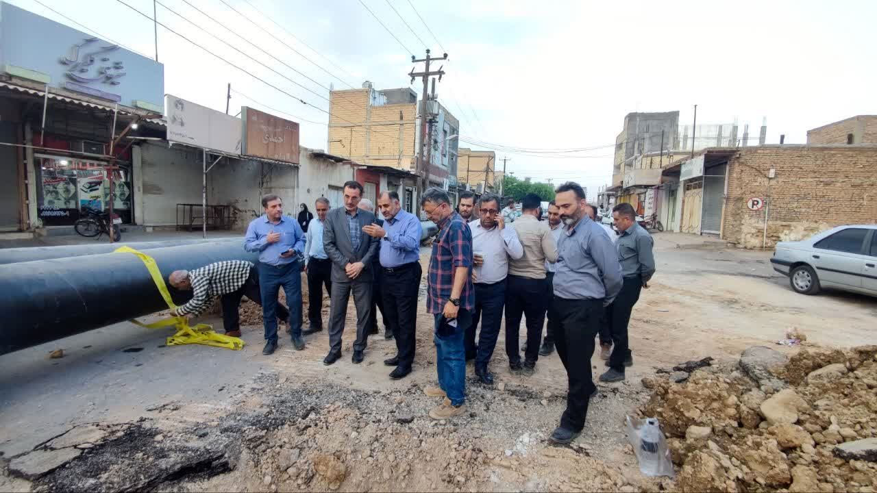 گزارش سفر یکروزه مدیرعامل سازمان آب و برق خوزستان به شهرستان های دزفول،شوشتر و اندیمشک