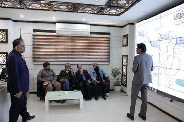 بازدید چهره های مذهبی، دانشگاهی، نظامی ، انتظامی ....از دیسپاچینگ سازمان