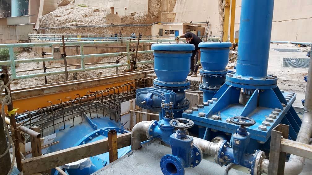 اولین آبراهه علاج بخشی شده سد و نیروگاه دز آماده بهره برداری شد 