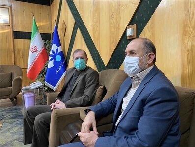 دیدار مدیر روابط عمومی سازمان آب و برق با مدیرکل صدا و سیمای خوزستان