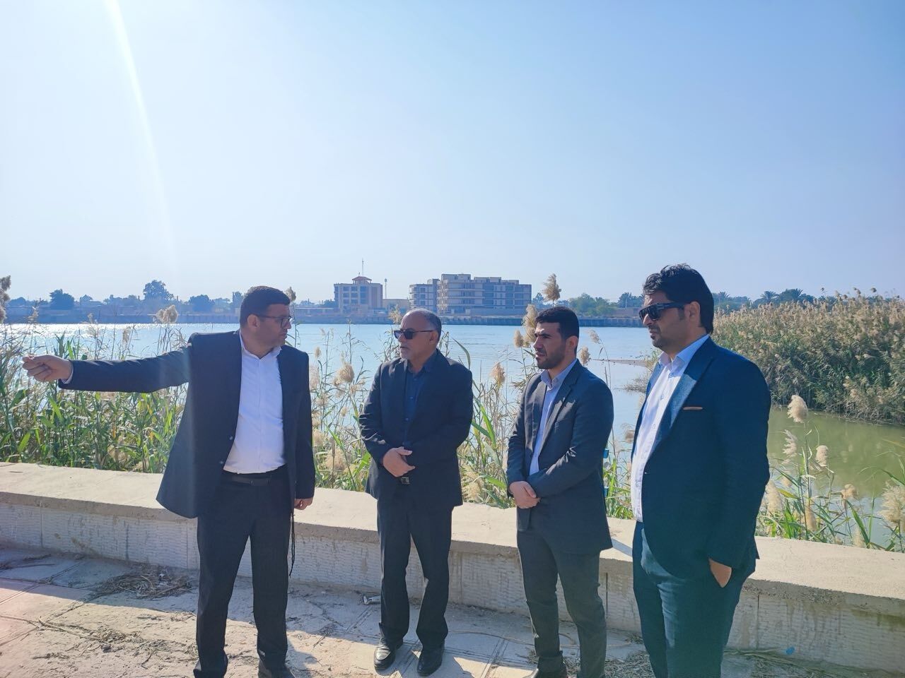 بازدید مدیرعامل شرکت خدمات لایروبى خوزستان صبا از کارگاه سد سلولی
