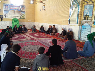  برگزاری جلسه هماهنگی با کشاورزان روستای خلف عزیز از توابع بخش شاوور