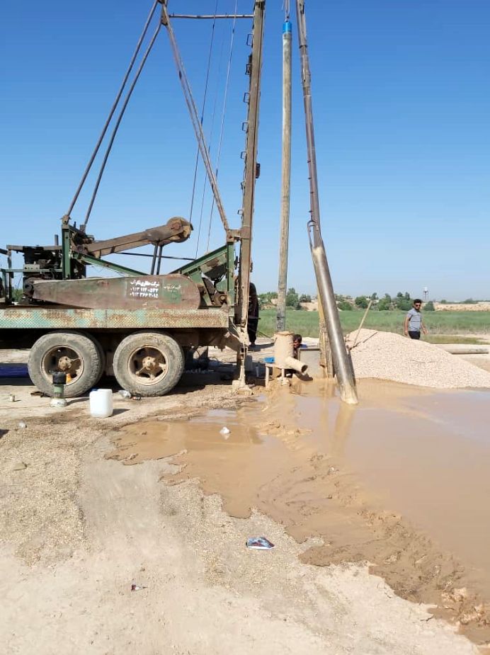 آغاز عملیات حفاری 114 چاه مشاهده ای در خوزستان