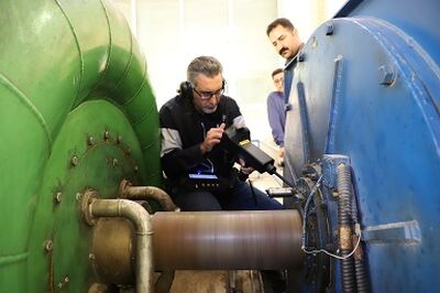 تست های پایش وضعیت (CM) نیروگاه های زنجیره ای یاسوج انجام شد