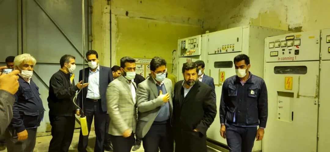 بازدید استاندار خوزستان از تاسیسات شرکت آب جنوب شرق