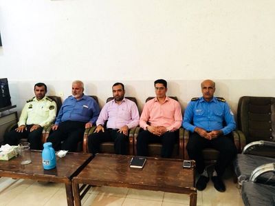  دیدار مشاور فرهنگی شرکت بهره برداری از شبکه های آبیاری زهره و جراحی با فرماندهان نیروی انتظامی آن حوزه