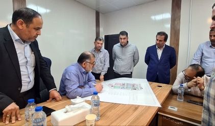 بازدید مدیرعامل سازمان آب و برق خوزستان از پروژه احداث تصفیه‌خانه آب کوت امیر