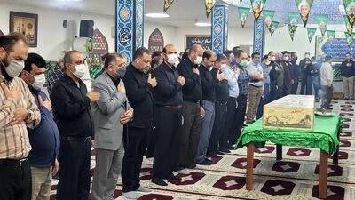 مراسم زیارت عاشورا در مسجد نور  برگزار شد
