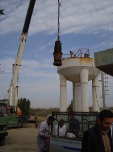 اتمام سرویس سالانه 32 دستگاه الکتروپمپ در شبکه آبیاری آبادان