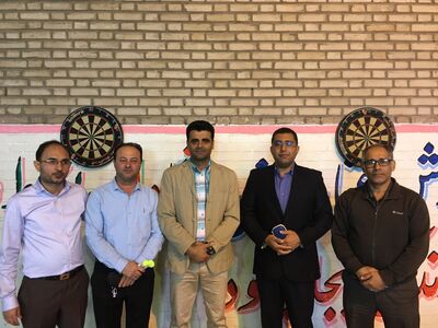 تیم دارت سازمان آب و برق خوزستان در بین دستگاه های دولتی استان سوم شد