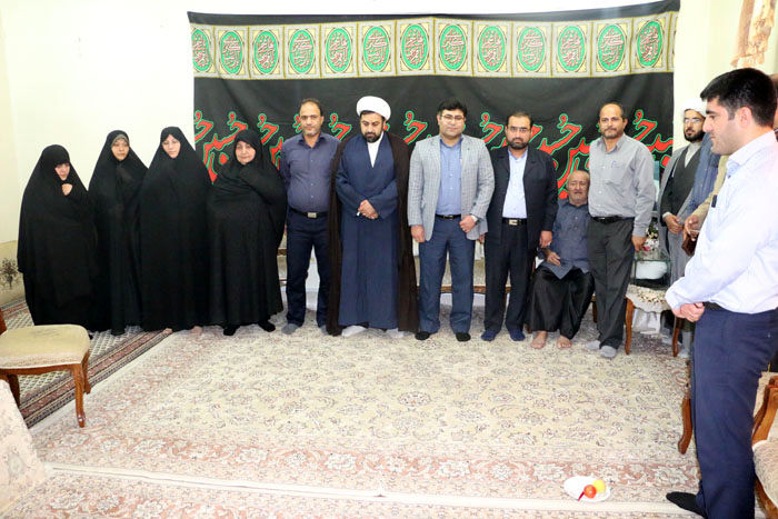 دیدار با خانواده شهید روحانی مدافع حرم "مصطفی خلیلی"