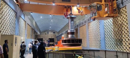 عملیات دمونتاژ هدکاور، شفت و چرخ توربین ۴۰ تنی واحد شماره ۳ نیروگاه دز انجام شد