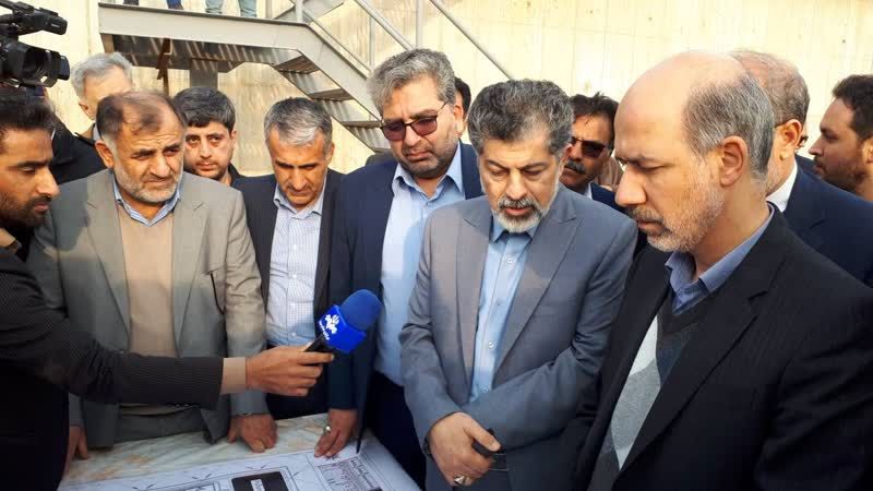 بازدید وزیر نیرو از تصفیه خانه طرح جامع فاضلاب آبادان
