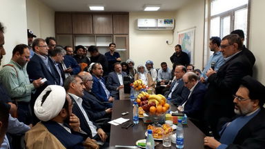 گزارش تصویری از آیین افتتاحیه اداره آب شهرستان شادگان