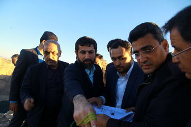 بازدید یک روزه استاندار از طرح آبرسانی غدیر
