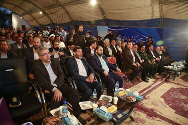 گزارش تصویری از آیین افتتاح طرح آبرسانی شوشتر و تامین آب ۹۱ روستای سید حسن تا نمره یک 