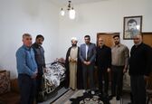 دیدار مدیرعامل شرکت بهره‌برداری زهره و جراحی با آزاده و جانباز هشت سال دفاع مقدس