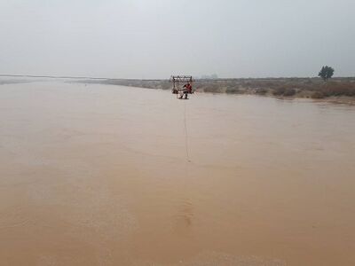 پایش و اندازه گیری دبی سیلاب در ایستگاه های هیدرومتری سازمان آب و برق خوزستان