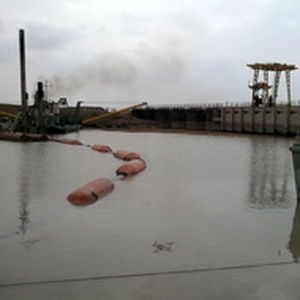 لایروبی ایستگاه پمپاژ طره بخاح انجام شد