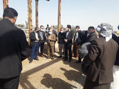 تامین آب اراضی پایین دست شاخه کرخه نور در شهرستان هویزه پیگیری شد