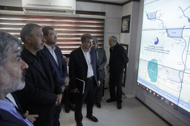 بازدید چهره های مذهبی، دانشگاهی، نظامی ، انتظامی ....از دیسپاچینگ سازمان