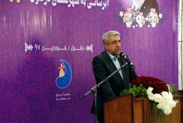 تصاویر آیین بهره برداری از فاز اول طرح جامع آبرسانی به شهرستان دزفول و کلنگ زنی آغاز فاز دوم طرح