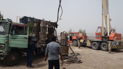 انجام عملیات جابجایی، نصب و راه‌اندازی چهار دستگاه الکتروپمپ در ایستگاه‌های ثانویه آبادان در شرکت آبیاری کرخه و شاوور