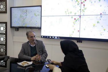 بازدید چهره های مذهبی، دانشگاهی، نظامی ، انتظامی ....از دیسپاچینگ سازمان