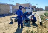 تعویض۲۴ متر از خط لوله ۶ اینچ پلی اتیلن تاسیسات سربندر یک