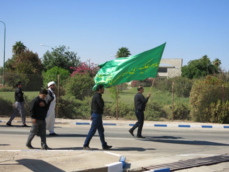 گزارش تصویری از برگزاری مراسم عزاداری عاشورای حسینی در سد کرخه