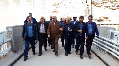 بازدید وزیر نیرو از سدهای استان