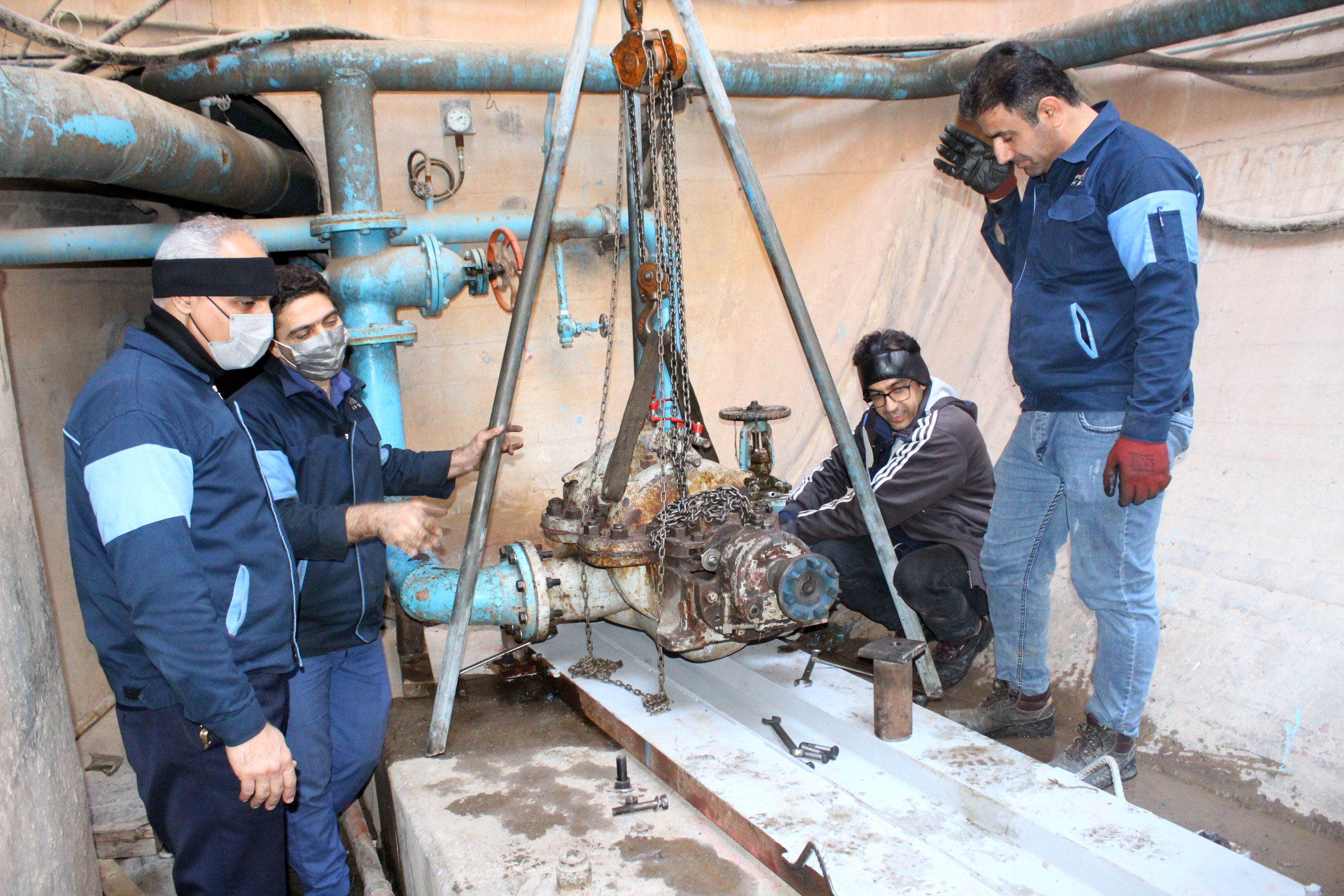 اورهال اساسی الکترو پمپ آبرسانی نیروگاه سد دز انجام شد