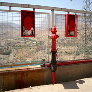 راه اندازی سامانه ثابت اطفای حریق در نیروگاه دوم سد شهید عباسپور