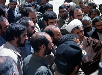 بازدید آیت الله هاشمی رفسنجانی از سد مارون در زمان ریاست مجلس شورای اسلامی