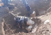 رفع شکستگی خطوط آبرسانی در مناطق جنوب شرق خوزستان