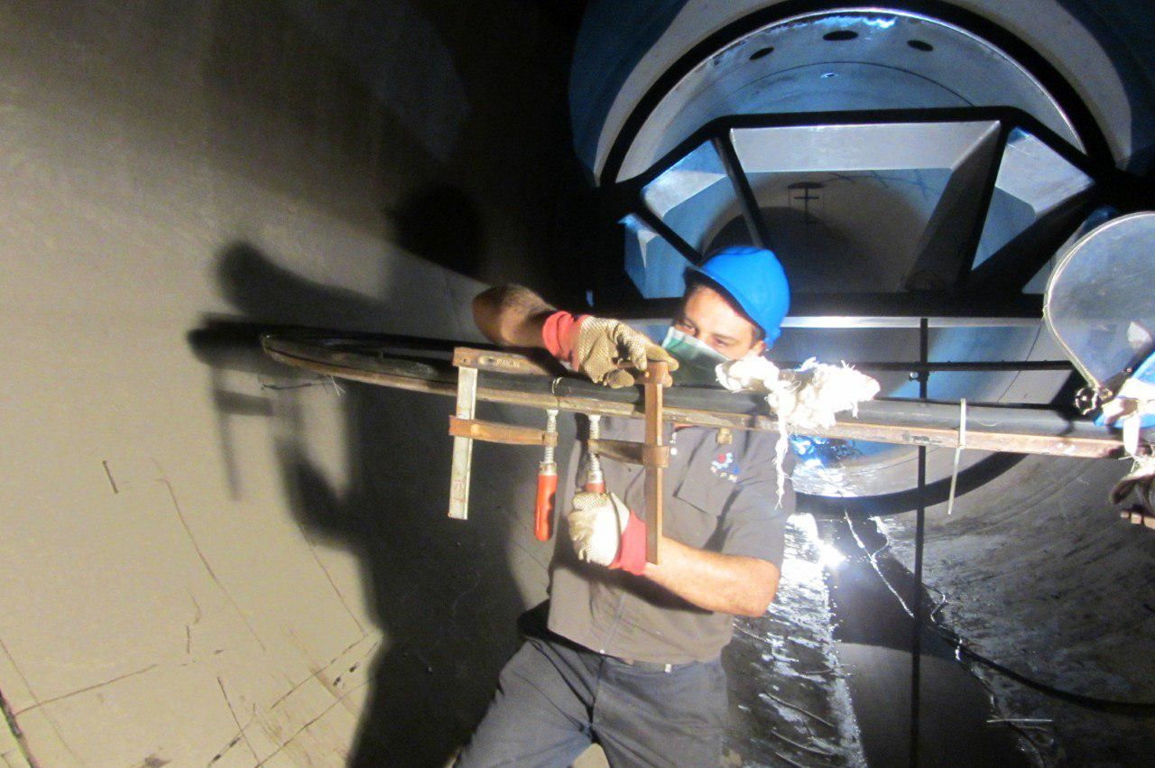  عملیات اصلاح و رفع نشتی شیر پروانه ای در نیروگاه مسجدسلیمان با موفقیت انجام شد