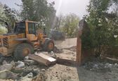 ادامه آزادسازی بستر فعال و سیلابی رودخانه مارون