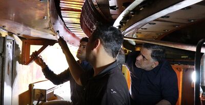 ژنراتور واحد سوم نیروگاه کرخه در کمترین زمان ممکن بازسازی و در مدار تولید قرار گرفت 